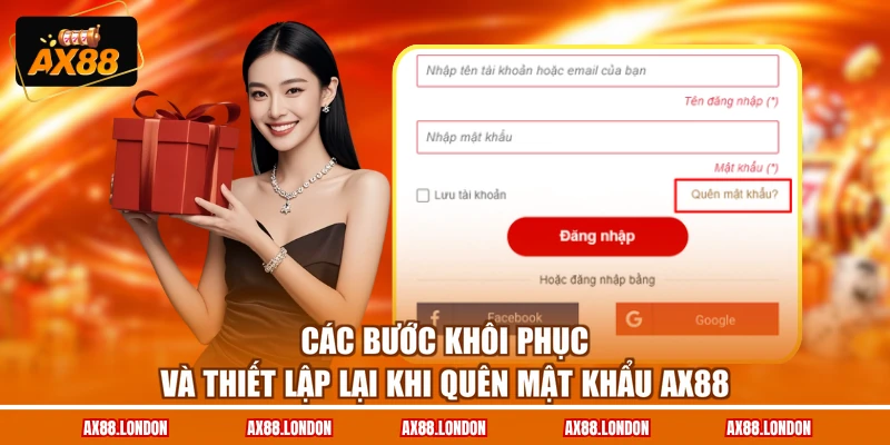 Các bước khôi phục và thiết lập lại khi quên mật khẩu AX88